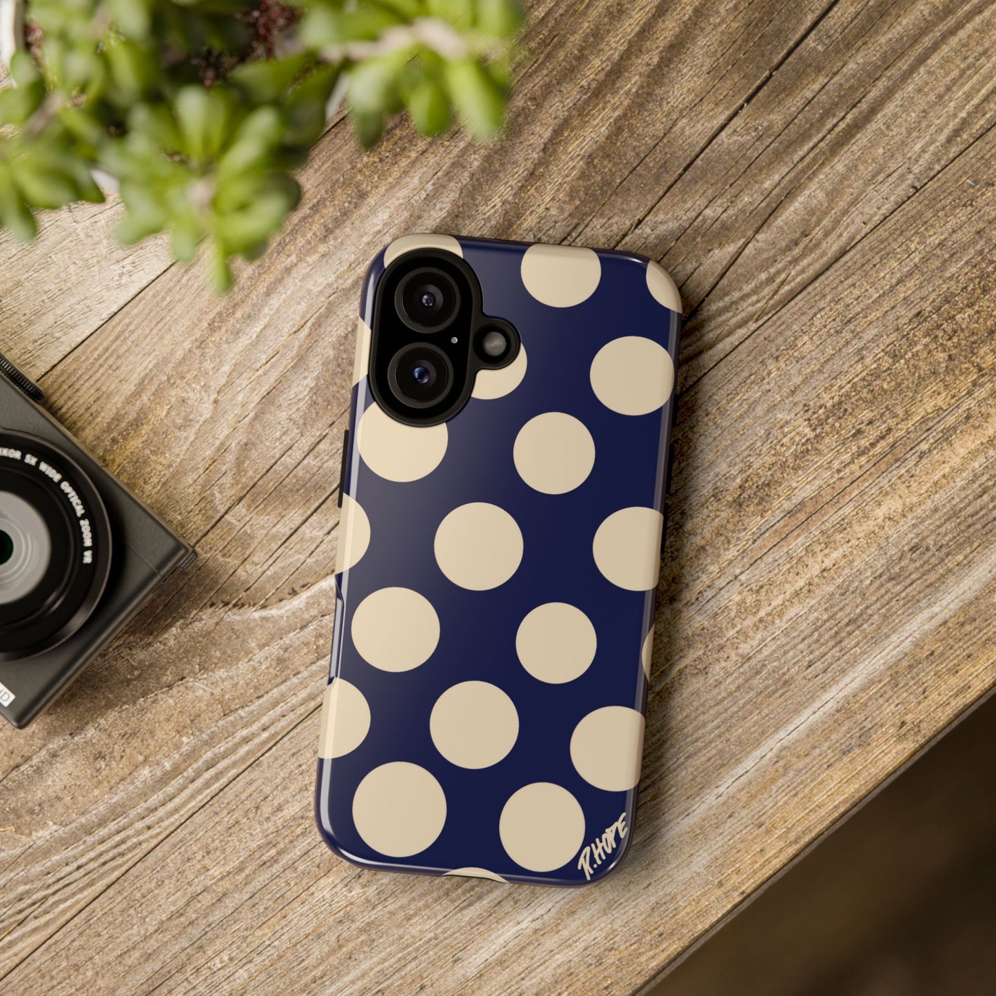 BLUE POLKA