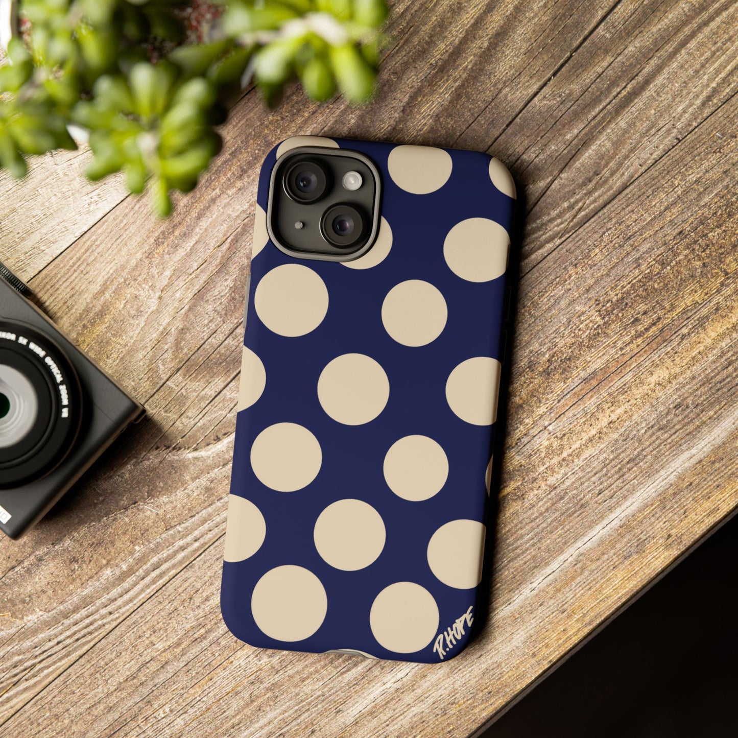 BLUE POLKA