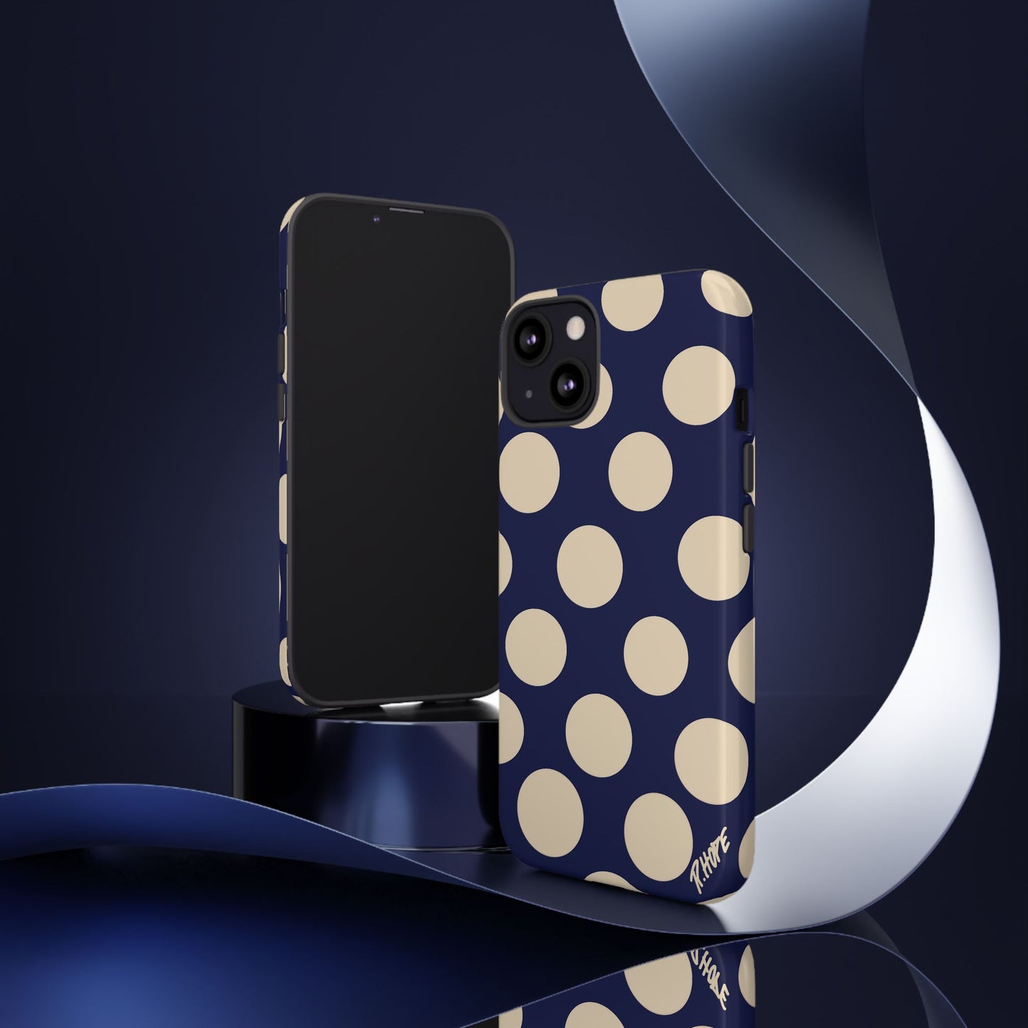 BLUE POLKA