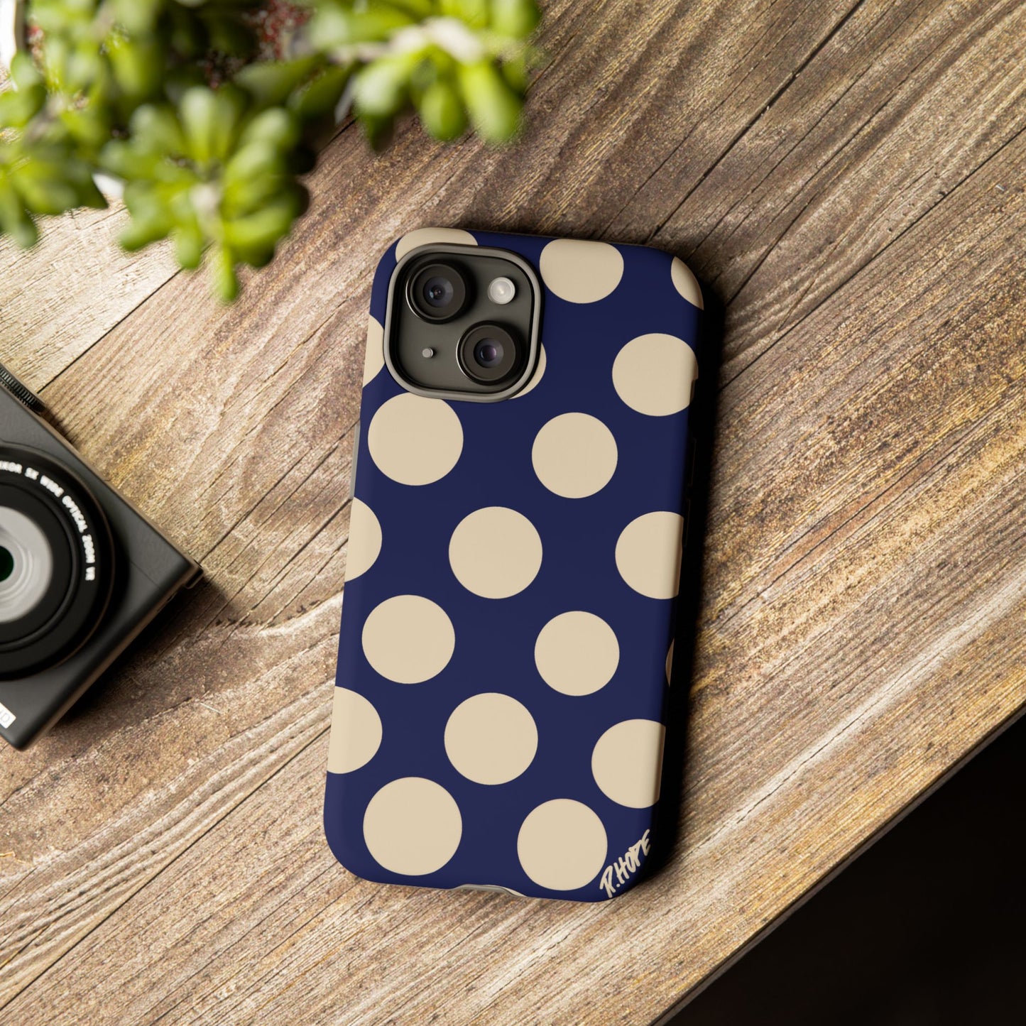 BLUE POLKA