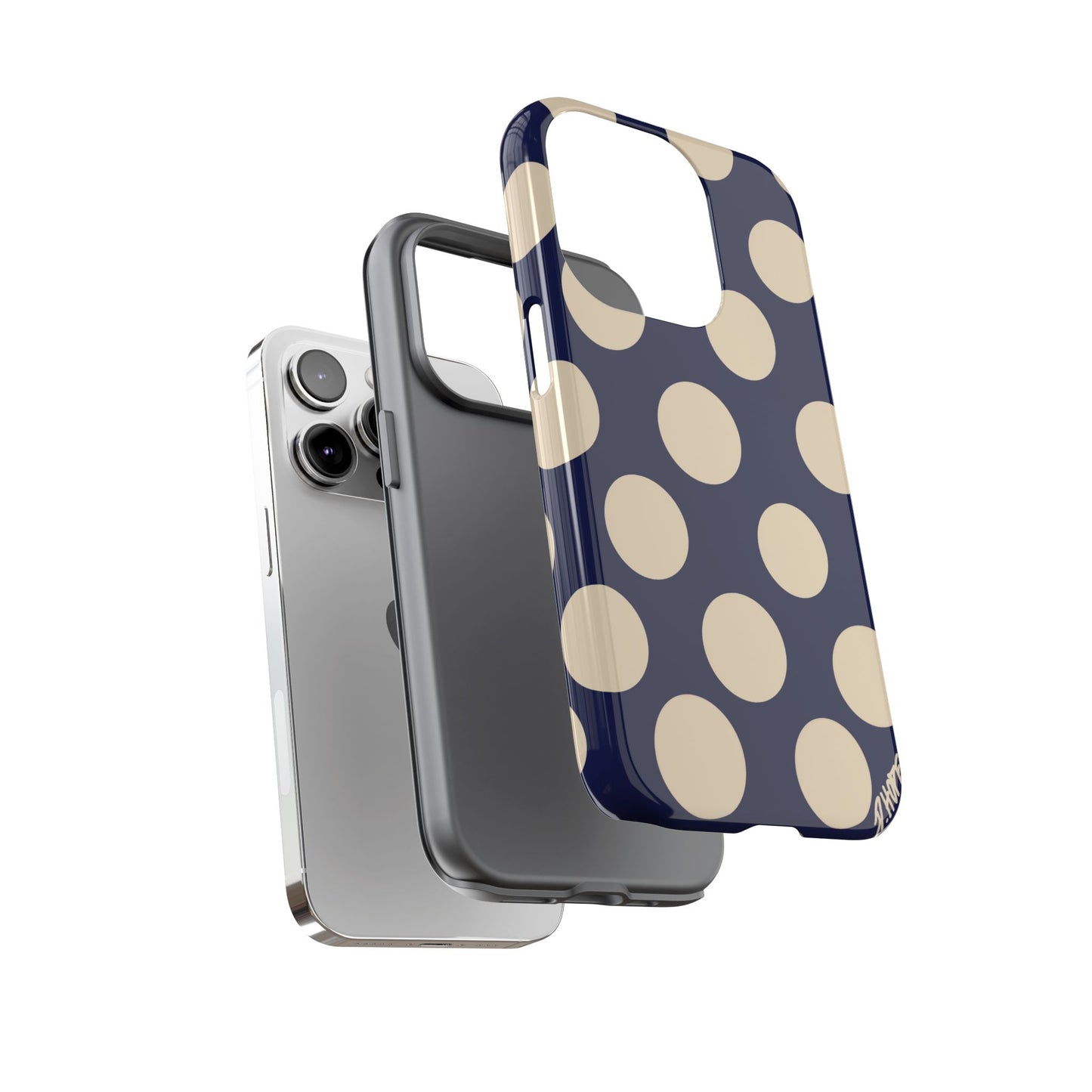 BLUE POLKA