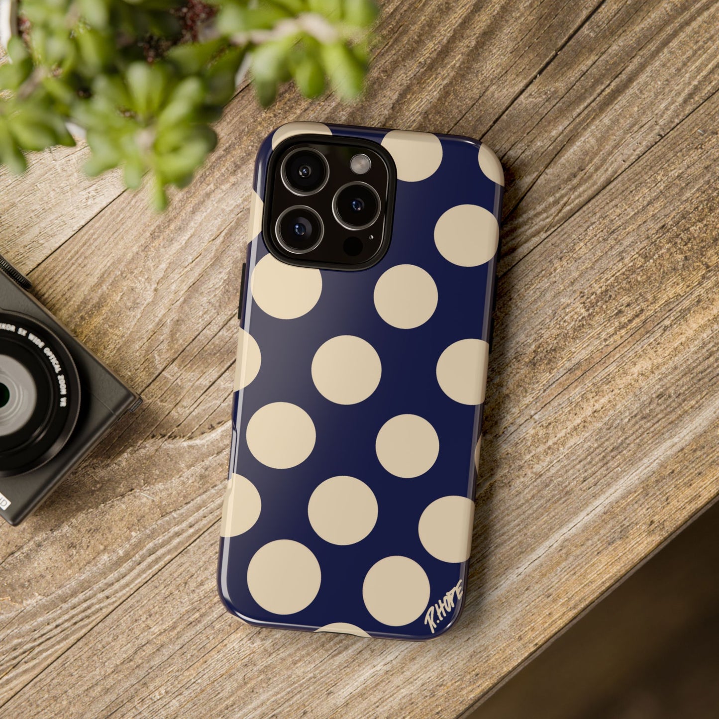 BLUE POLKA