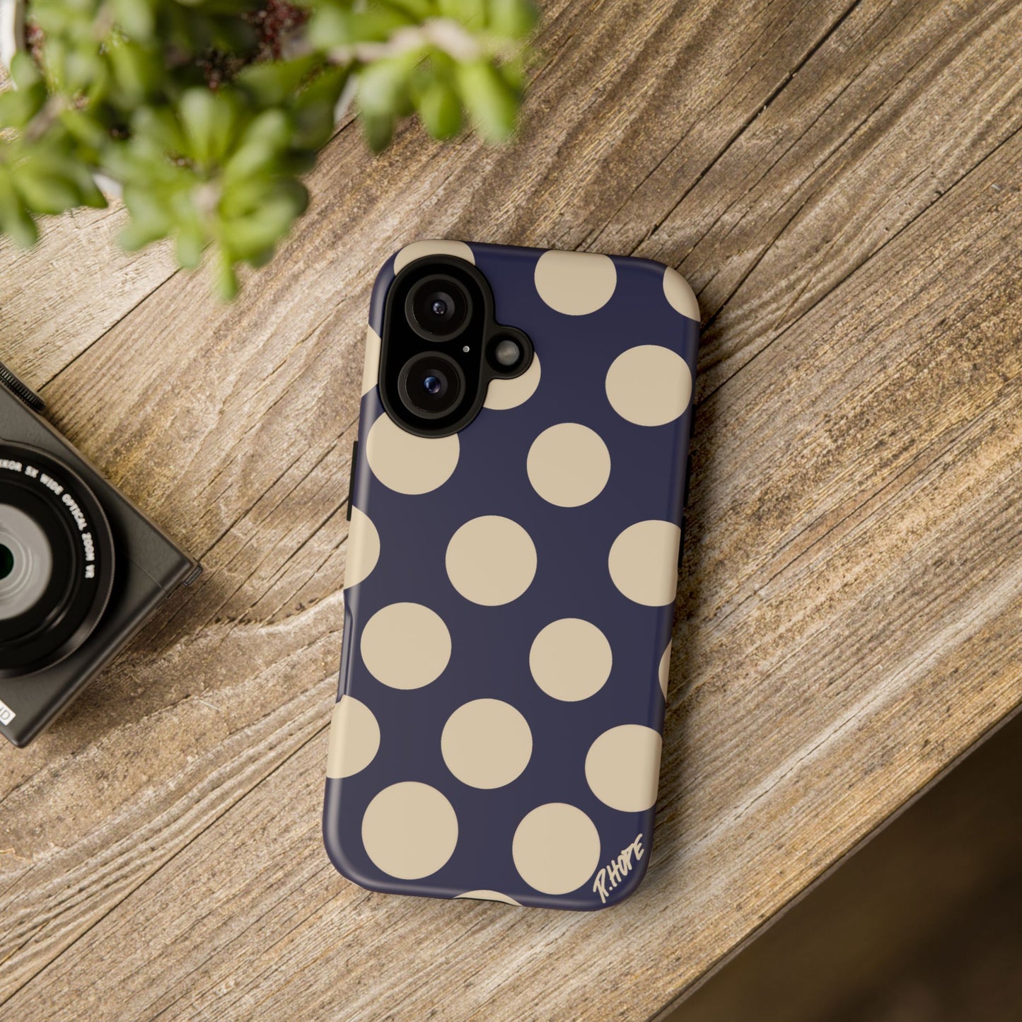 BLUE POLKA