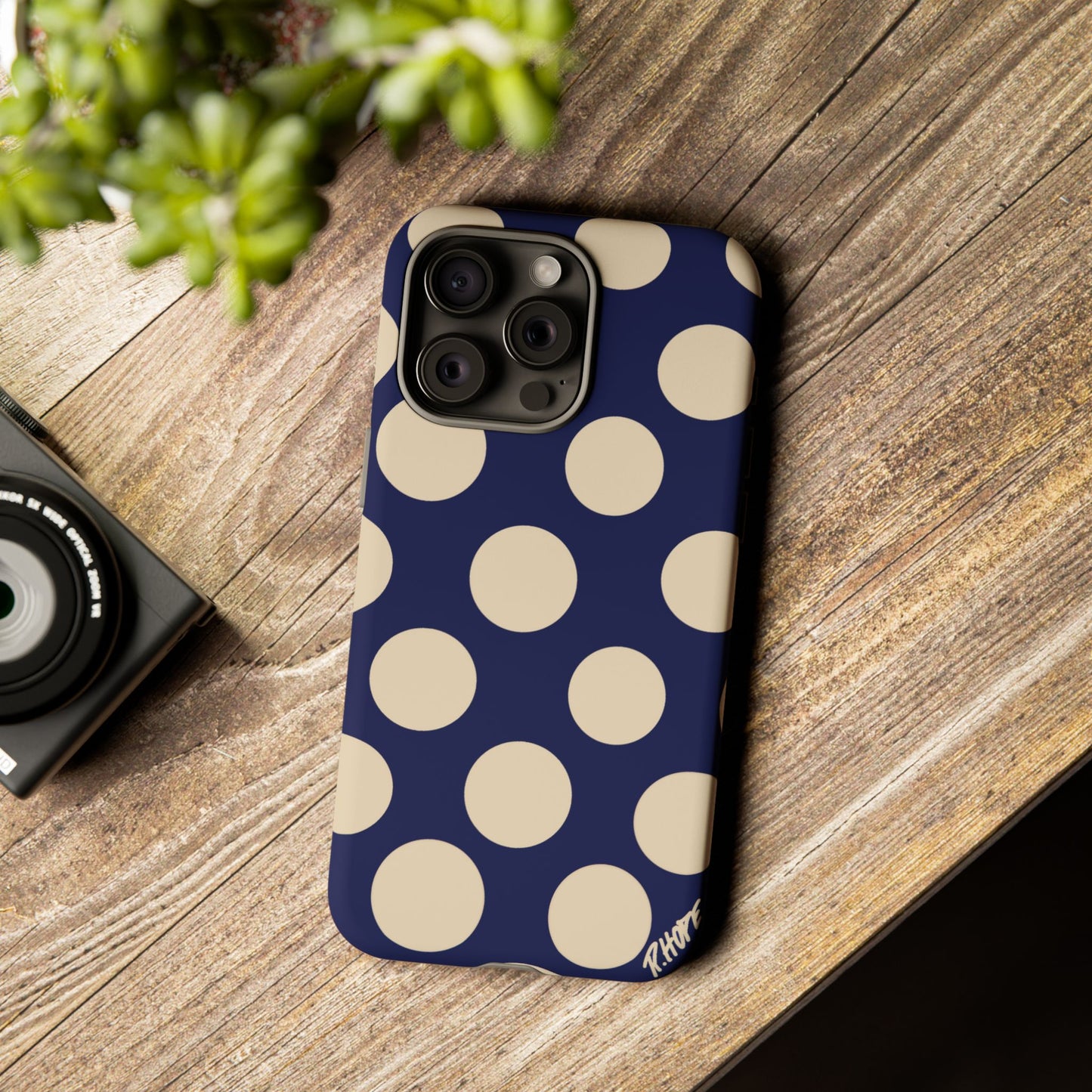 BLUE POLKA