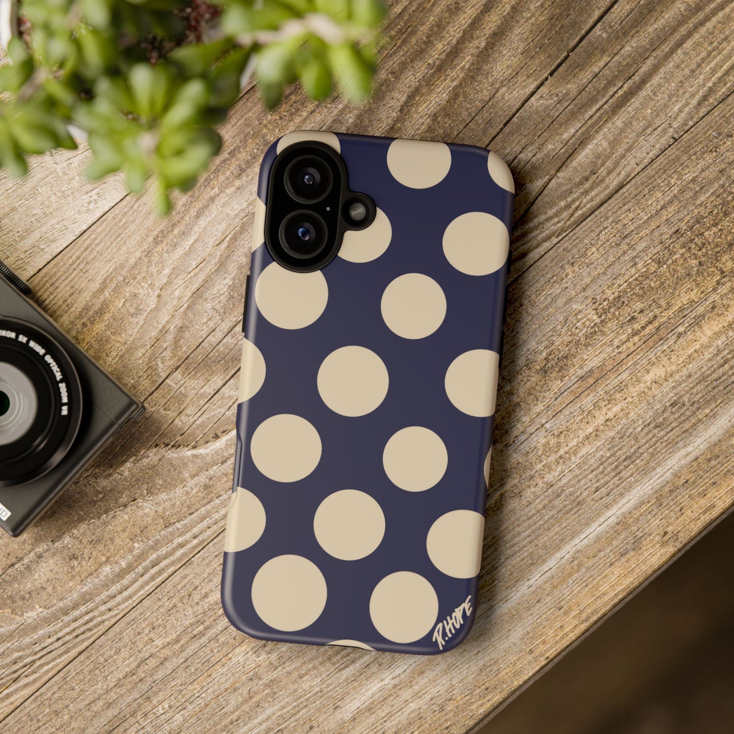 BLUE POLKA
