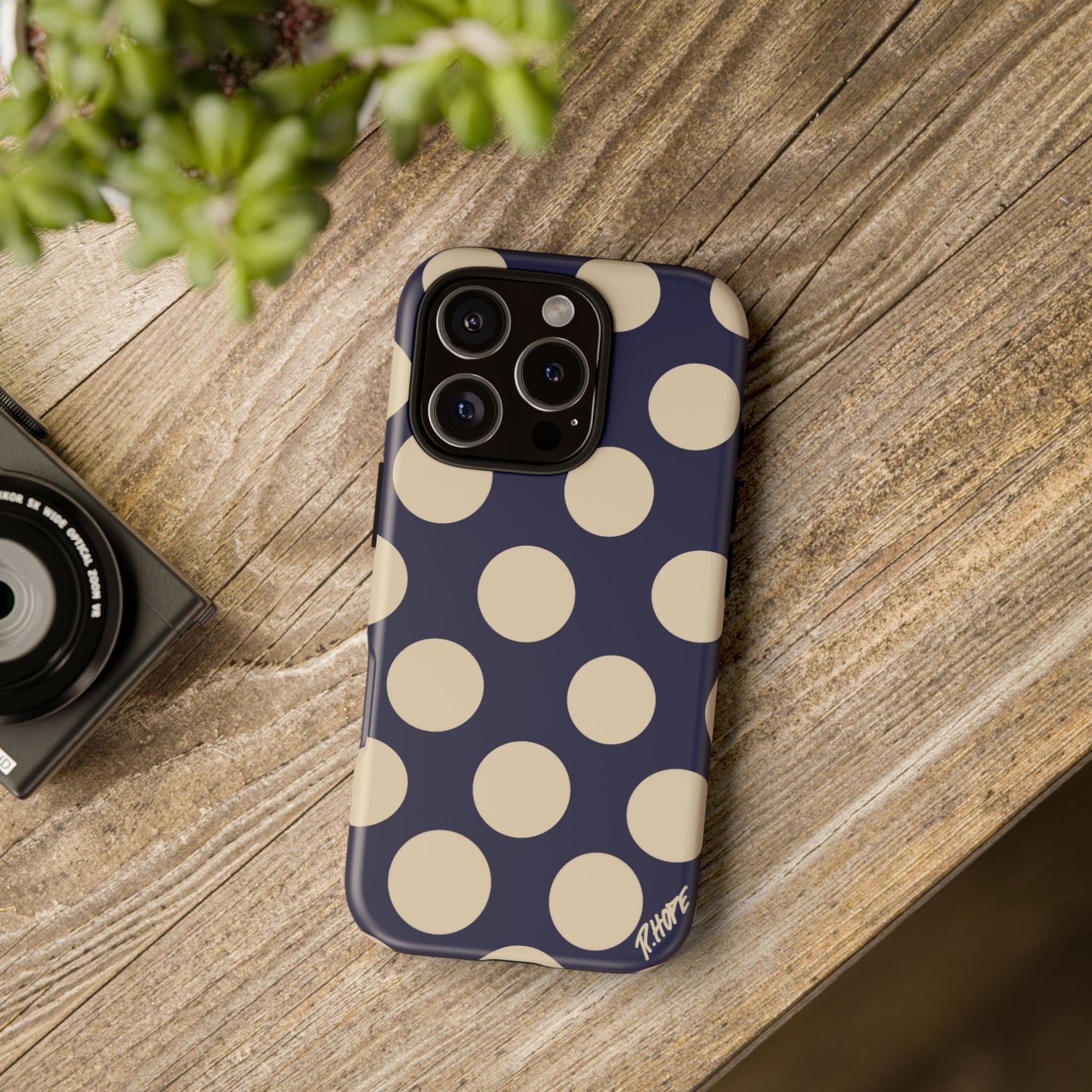 BLUE POLKA