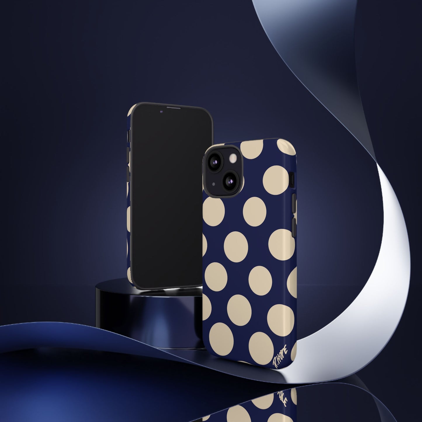 BLUE POLKA