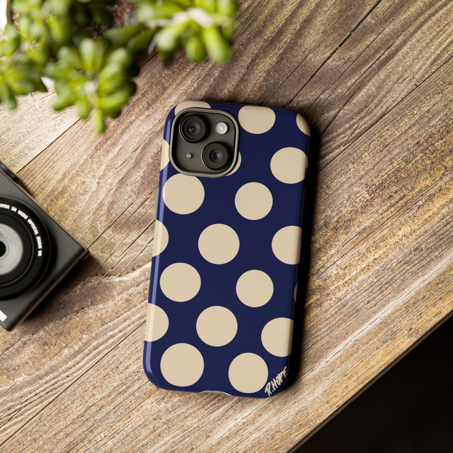 BLUE POLKA