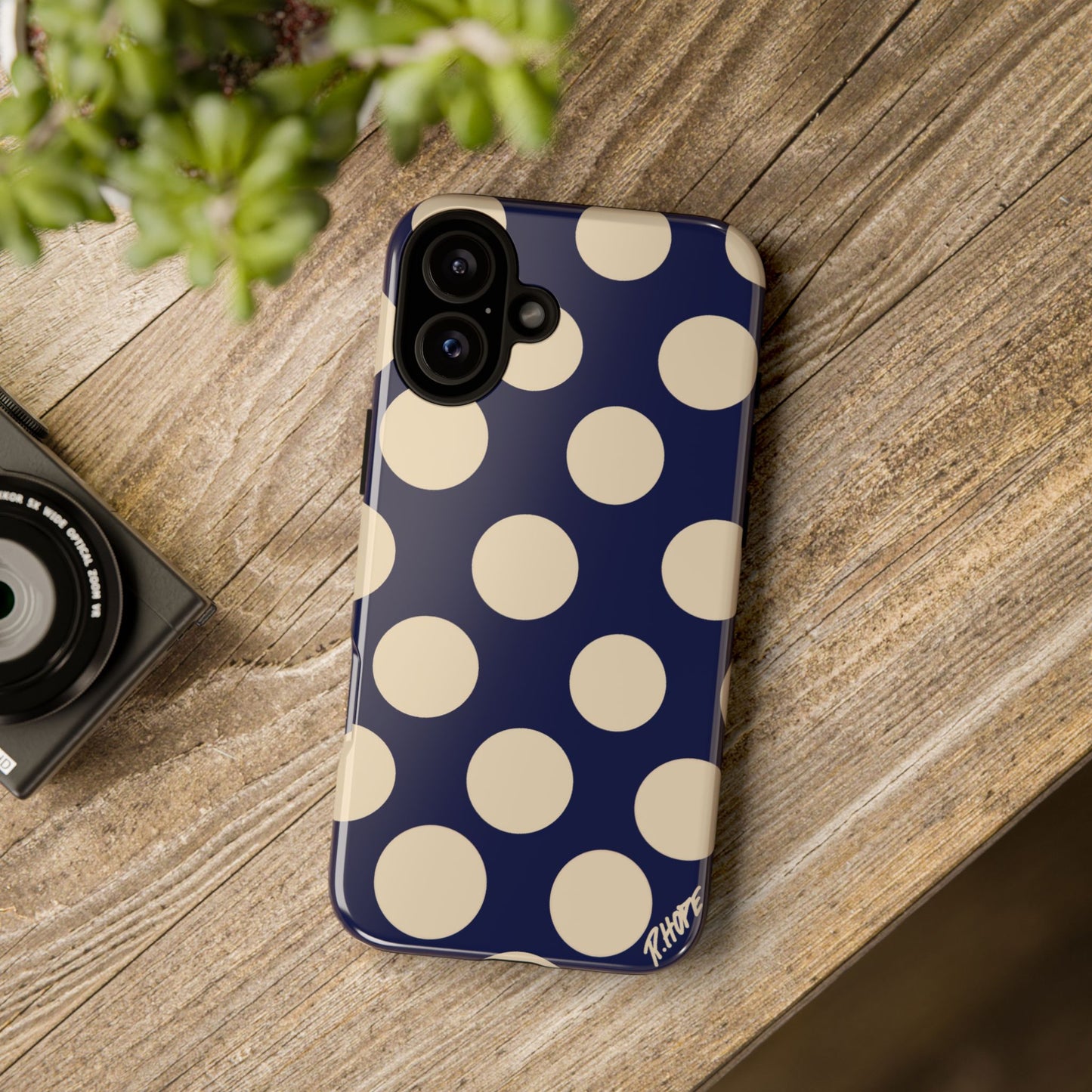 BLUE POLKA