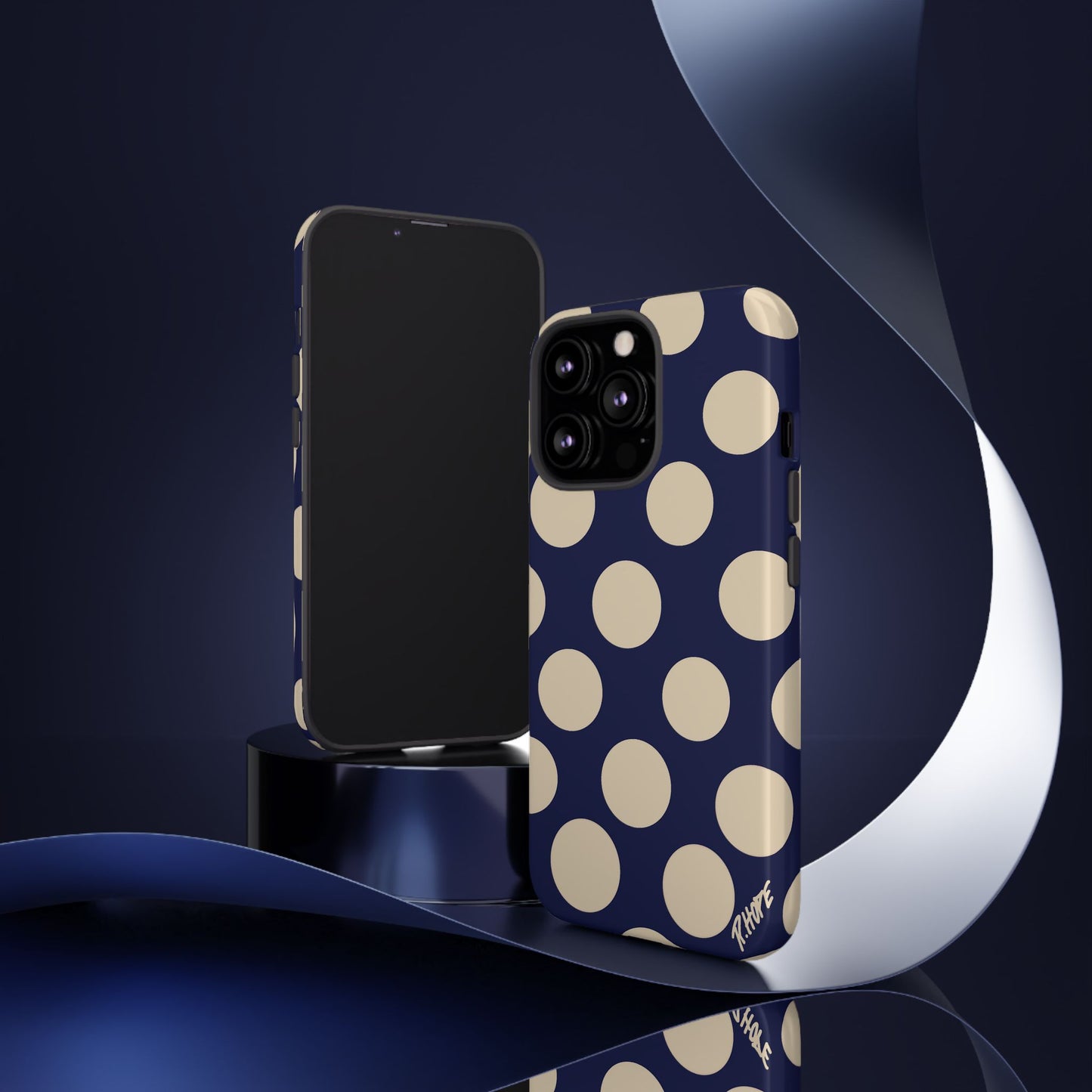 BLUE POLKA