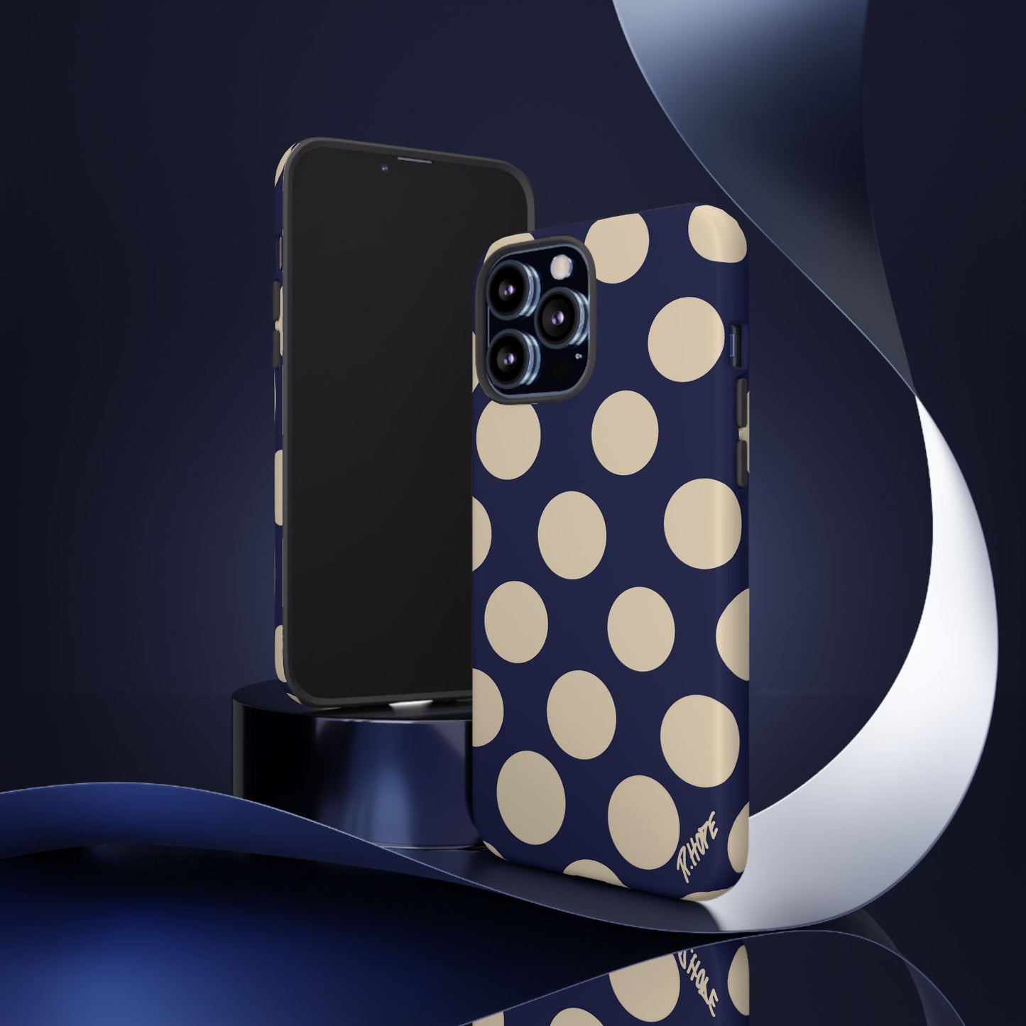 BLUE POLKA