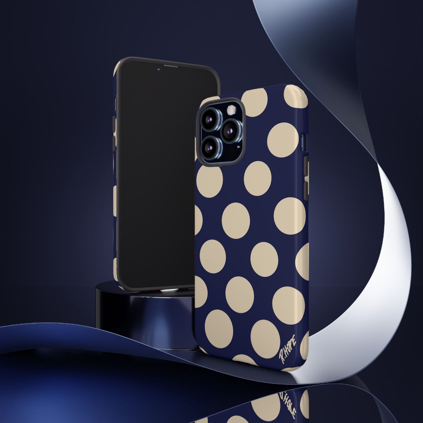 BLUE POLKA