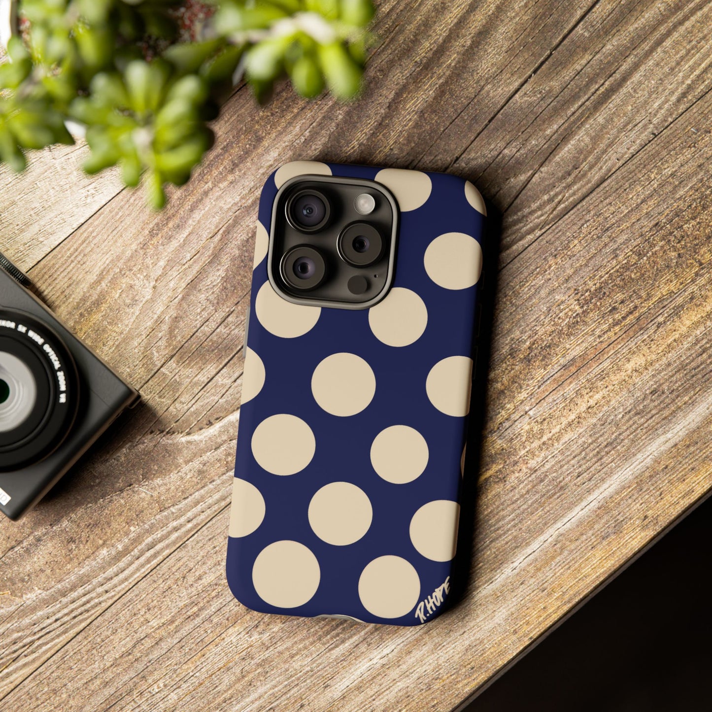 BLUE POLKA
