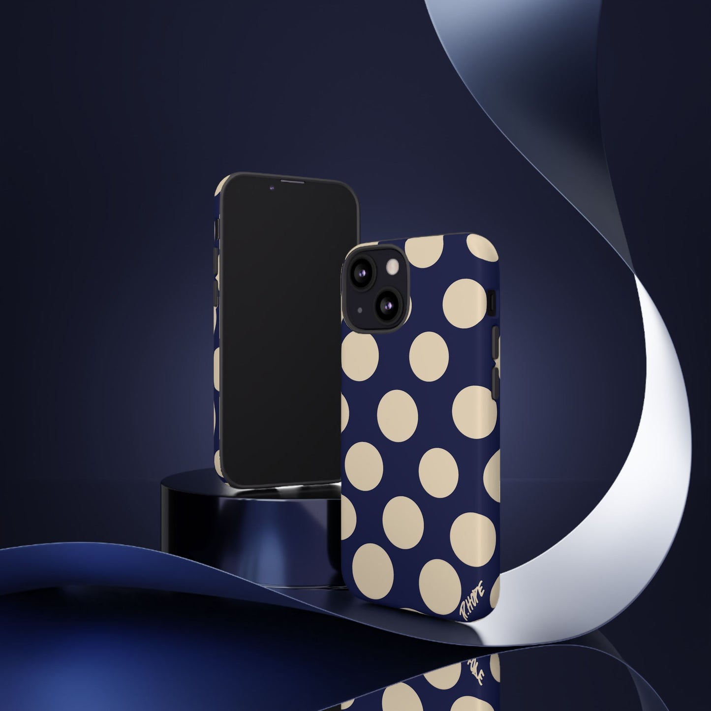 BLUE POLKA