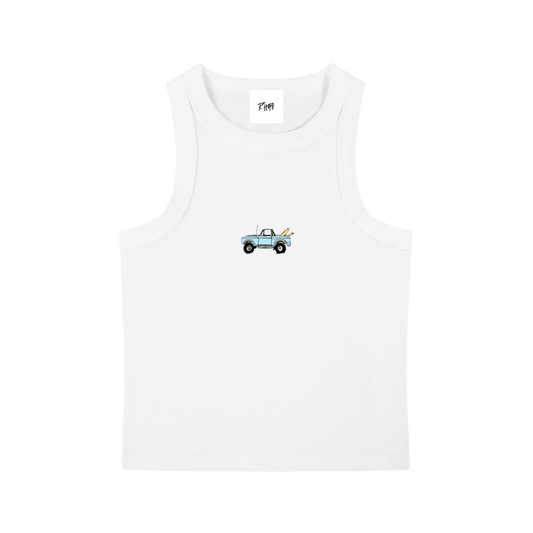 LETS RIDE BLUE TANK