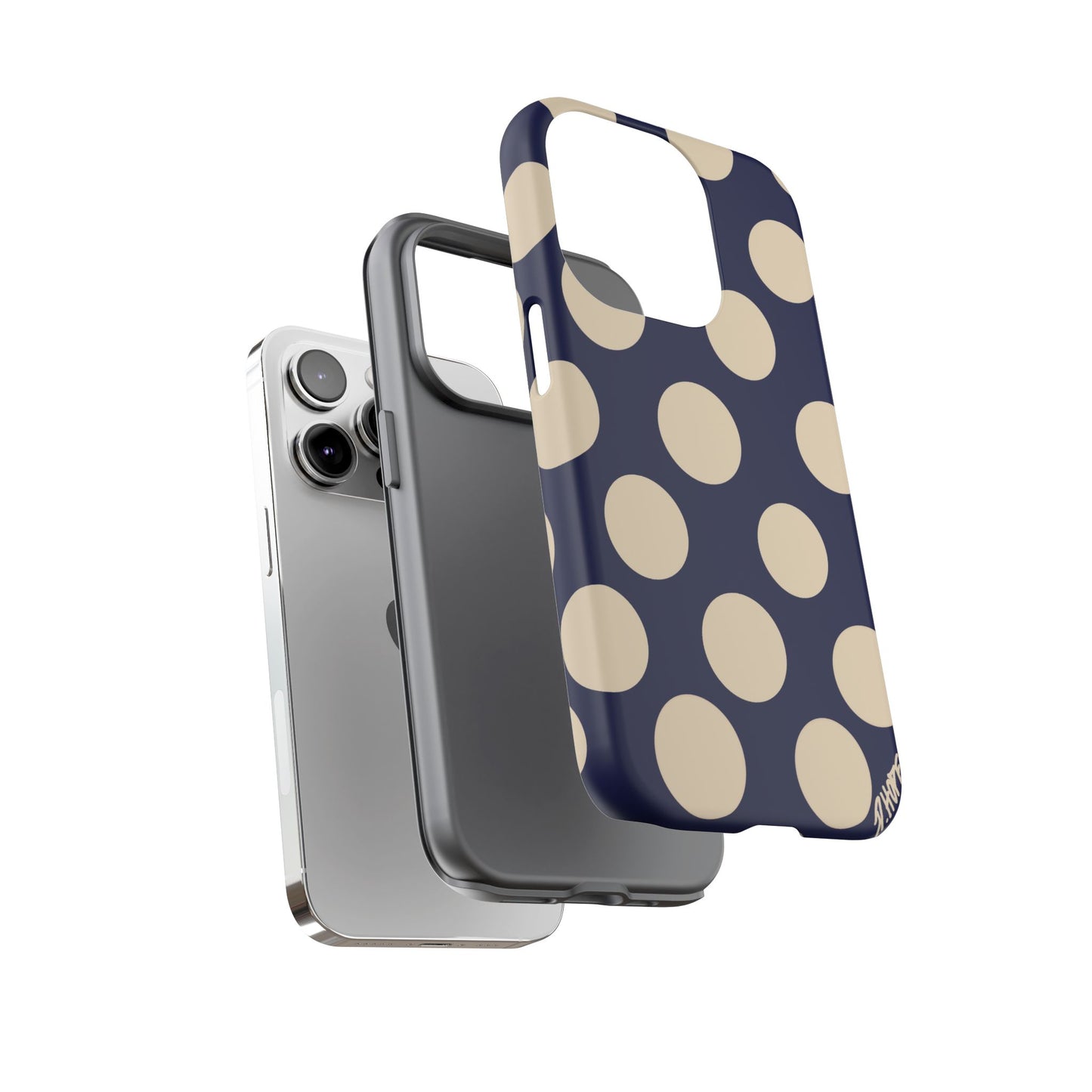 BLUE POLKA