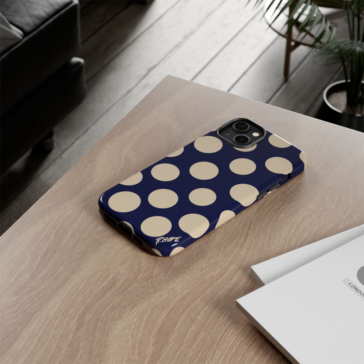 BLUE POLKA