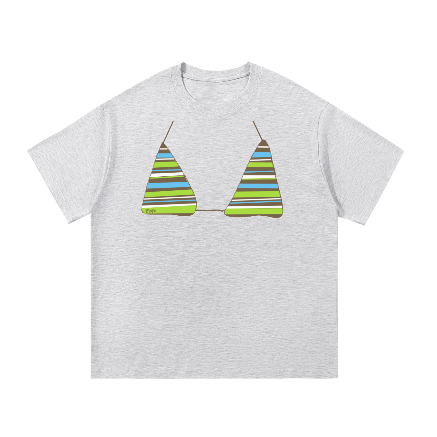 LIME BIKINI TEE