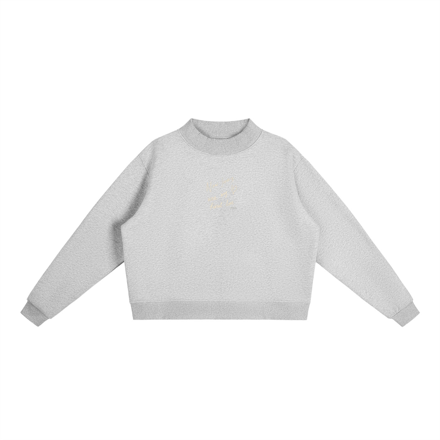 JERSEY LOVE MOCKNECK