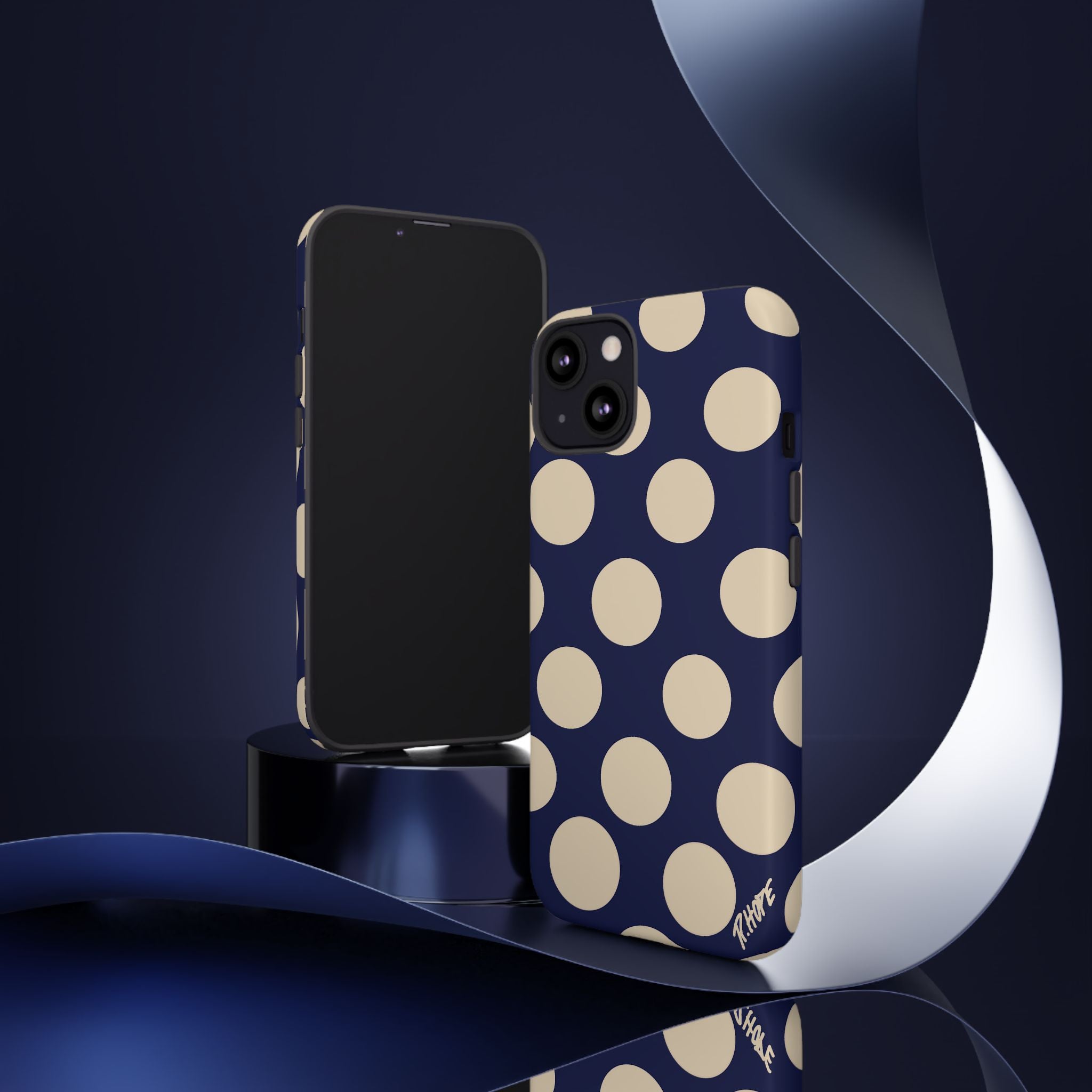 BLUE POLKA