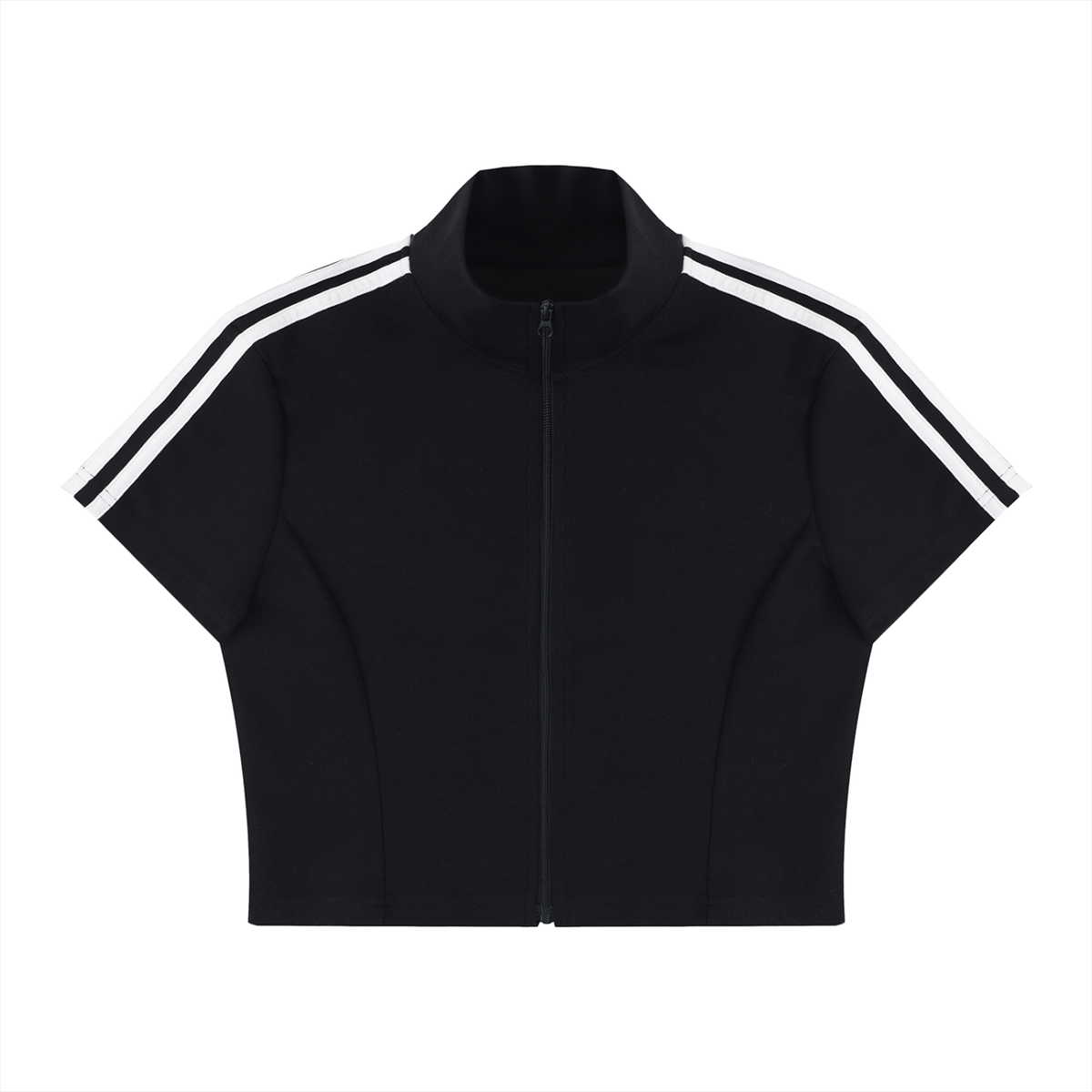 TENNIS CROPPED ZIP UP
