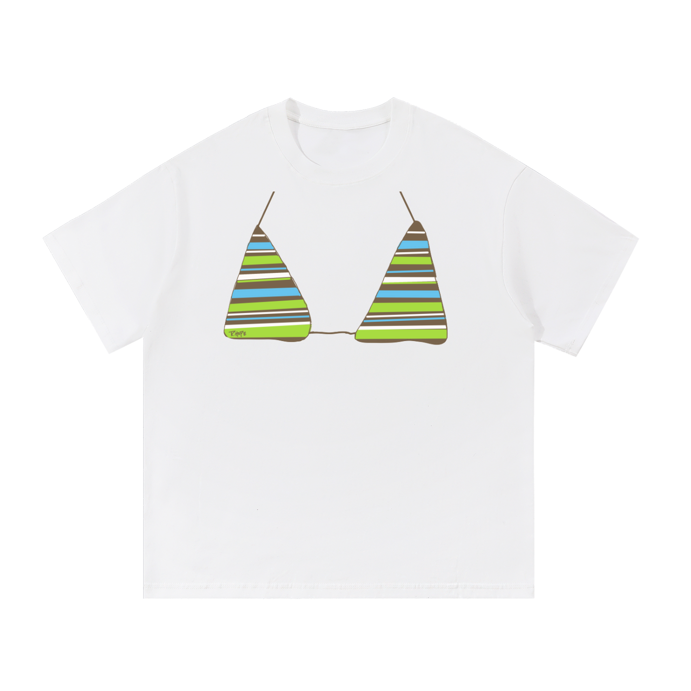 LIME BIKINI TEE