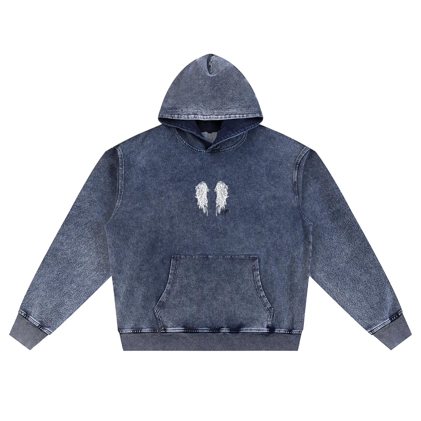 Snow Wash Oversized Hoodie