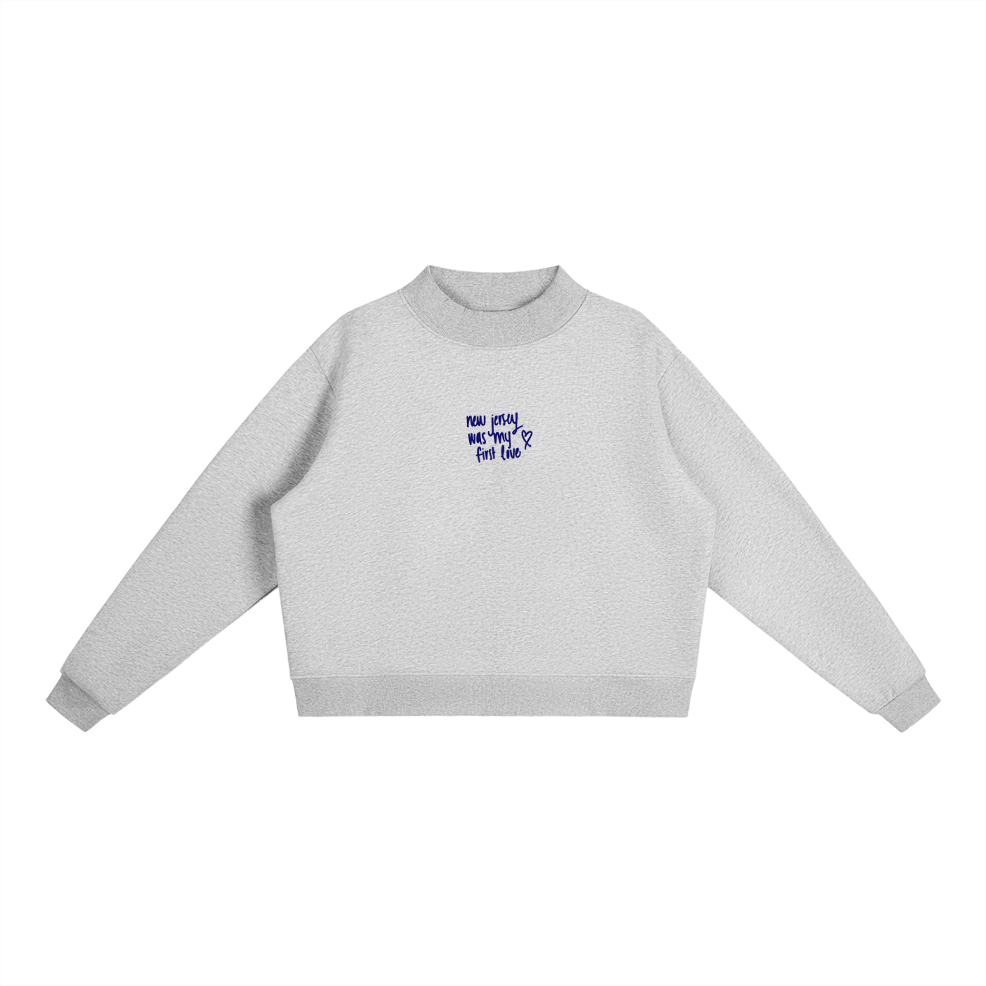 JERSEY LOVE MOCKNECK