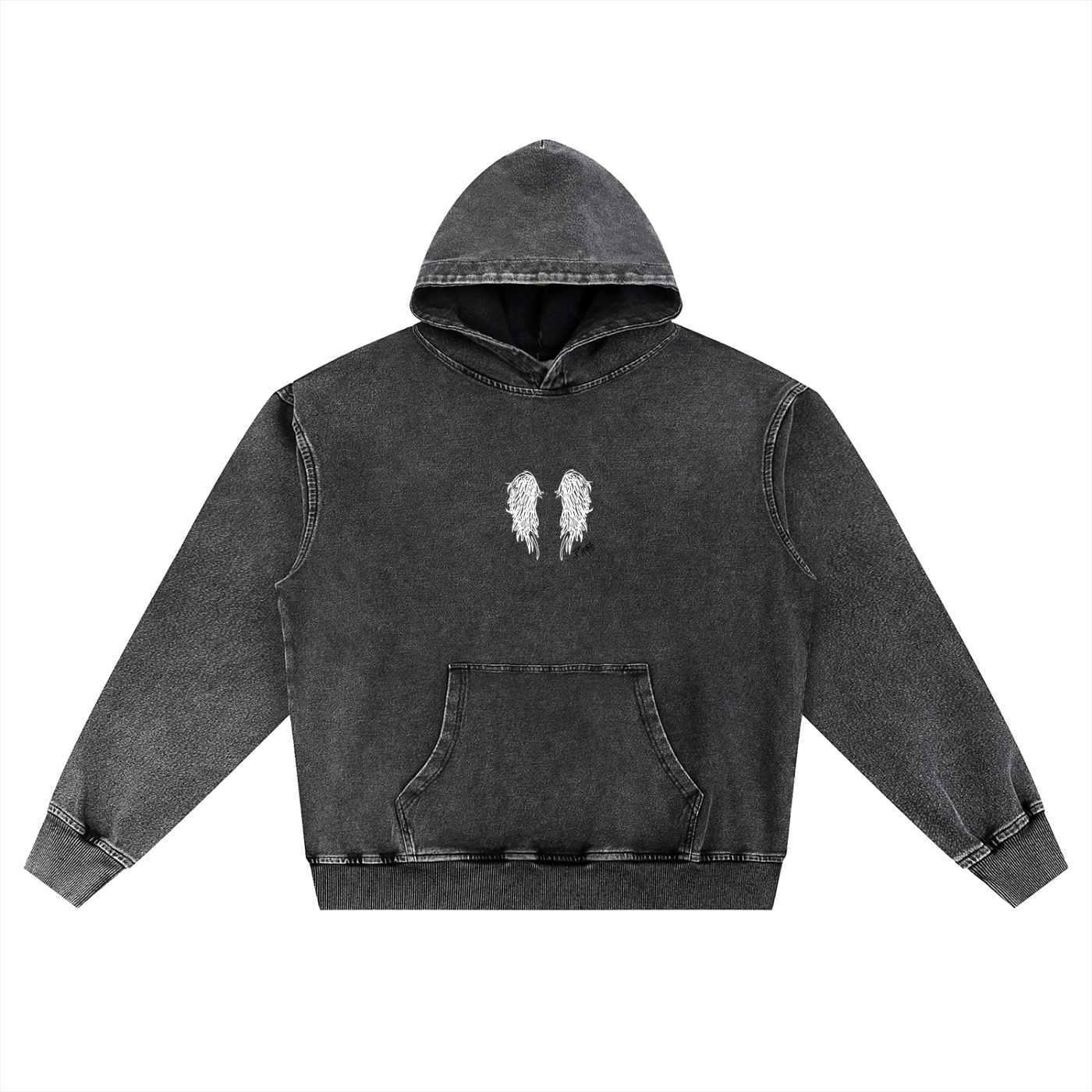 Snow Wash Oversized Hoodie