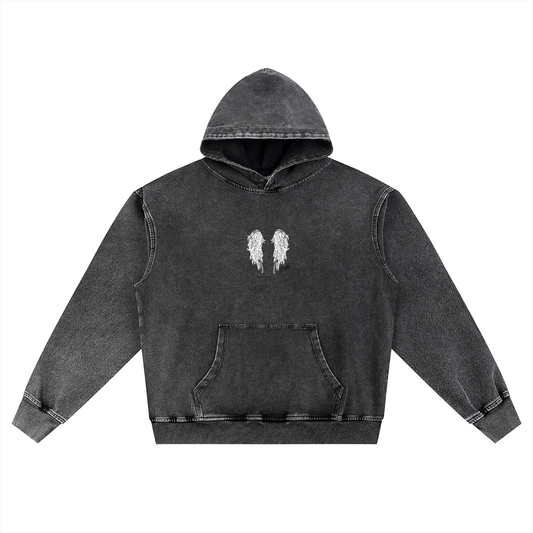 Snow Wash Oversized Hoodie