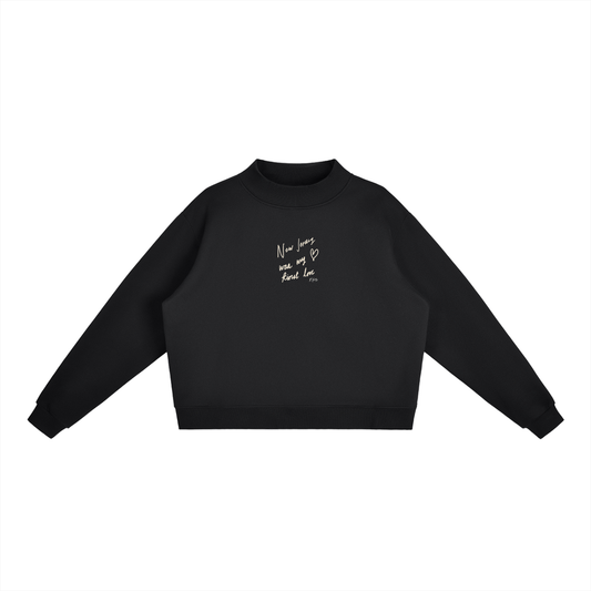 JERSEY LOVE MOCKNECK