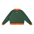 ATHLETIC TWO-TONE MOCKNECK